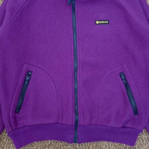 Vintage 90s Dreimar Fleece Jacket Full Zipper - Picture 4 of 16